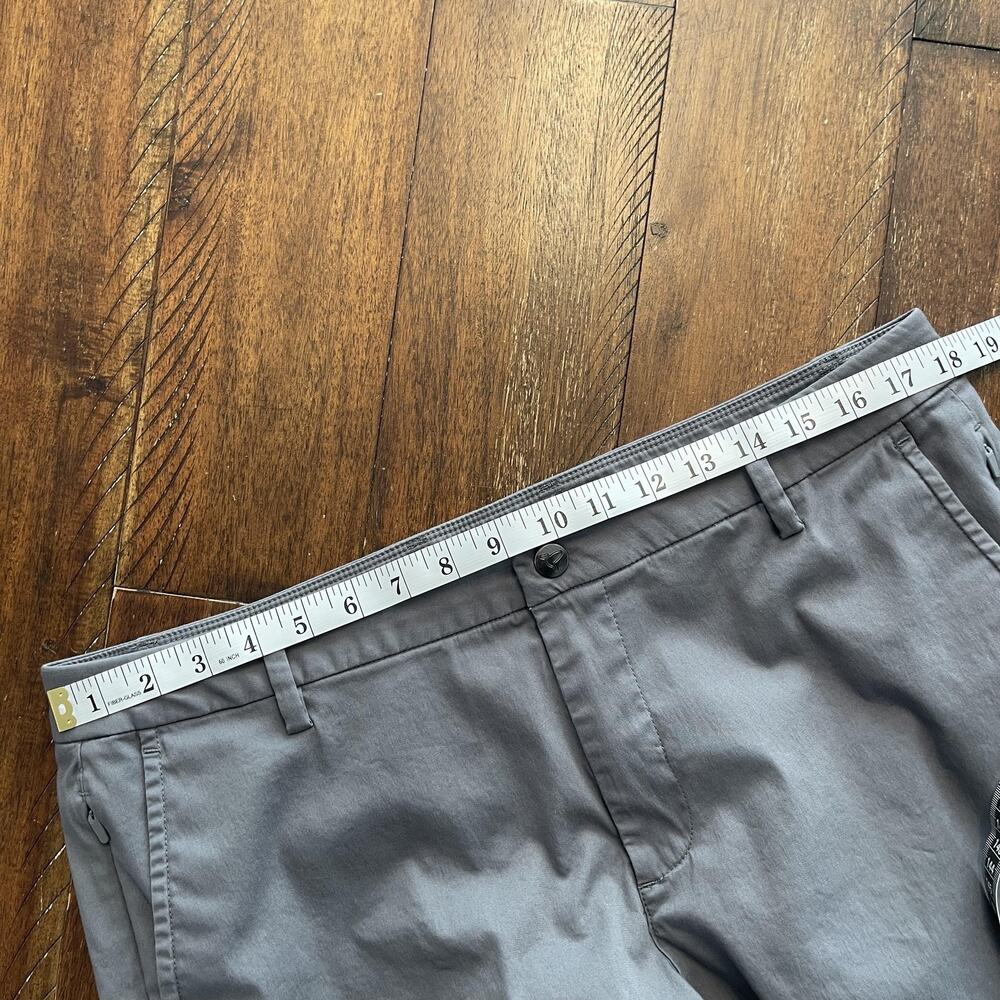 Birddogs Pants Mens 36x32 Gray Chino Stretch Golf Straight Leg Performance - Picture 9 of 11